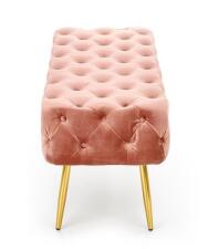 Скамья HALMAR ATHENA розовый/золотой