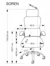 Кресло компьютерное HALMAR SOREN черный Кресло компьютерное HALMAR SOREN черный