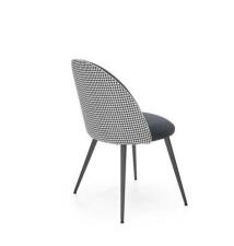 Стул HALMAR K478 черный/белый