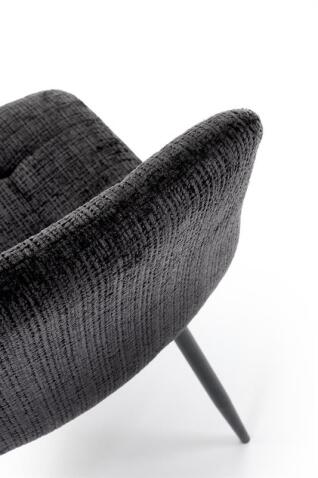 Стул HALMAR K547 черный/черный