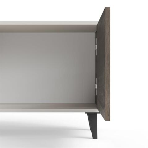 Тумба под теле/видео аппаратуру HALMAR RANDOM 2 RTV-2 180 кашемир/орех/черный