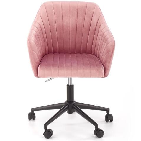 Кресло компьютерное HALMAR FRESCO розовый/черный
