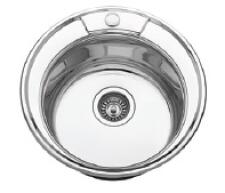 Мойка WW 490-P 0.6/160 круглая (по центру)
