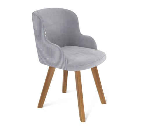 Стул Sheffilton SHT-ST39-4/S183 стальной серый/светлый орех