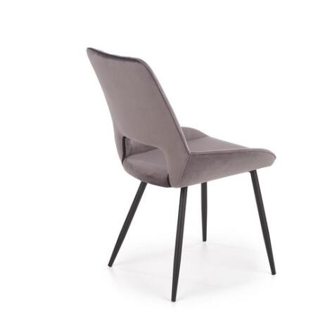 Стул HALMAR K404 серый/черный