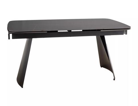 Стол обеденный SIGNAL BACARDI черный/черный 160-240/90