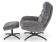 Кресло HALMAR DARIO серый/черный