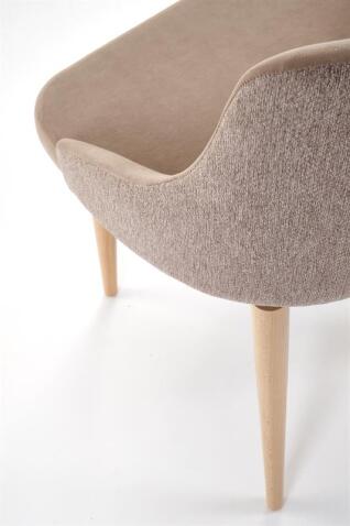 Стул HALMAR MALAGA Mavel 38/Stelar 16 бежевый/бук