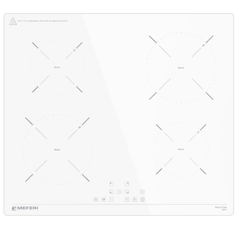 Варочная панель индукционная MEFERI MIH604WH POWER