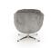Кресло HALMAR GUIDO серый/хром