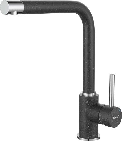Смеситель для кухни GRANFEST 3651 графит