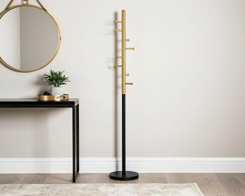 Вешалка SIGNAL FERRO черный/золотой