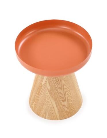 Стол журнальный HALMAR GINA корица/натуральный