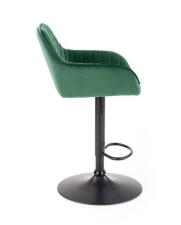 Стул барный HALMAR H103 темно-зеленый/черный