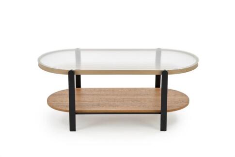 Стол журнальный HALMAR KAMALA натуральный/черный