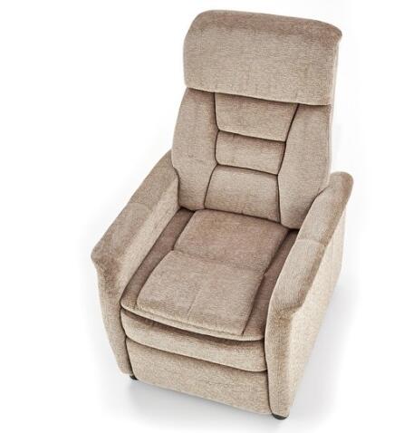 Кресло HALMAR JORDAN раскладное, бежевый/черный