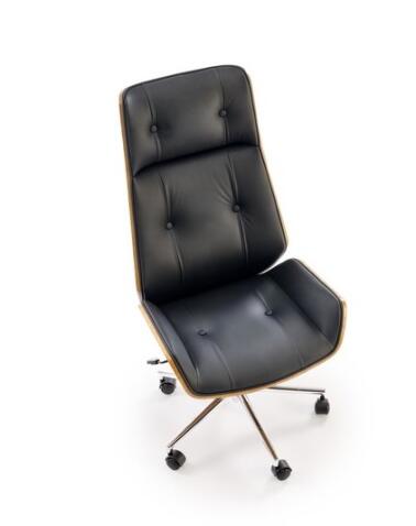 Кресло компьютерное HALMAR WEBSTER черный/орех