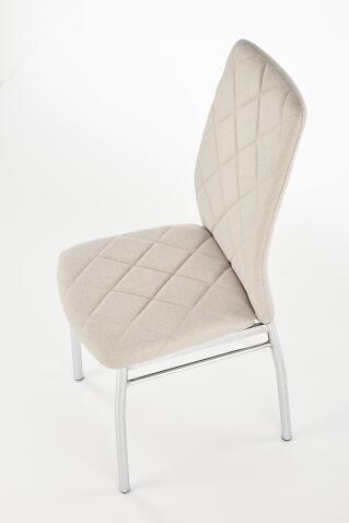 Стул HALMAR K309 светло-бежевый/хром