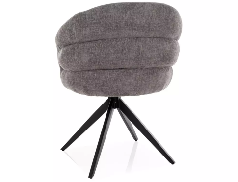 Стул SIGNAL ORES t.252 серый/черный, поворотный