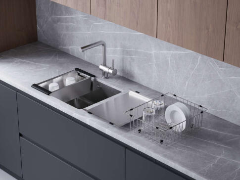 Кухонная мойка из нержавейки Omoikiri Tadzava 54-U/I-IN Ultra нержавеющая сталь