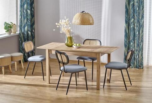 Стол обеденный HALMAR MAURYCY дуб крафт 118-158/75