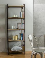 Стеллаж SIGNAL TABLO R5 дуб/т.коричневый, 180/60/40