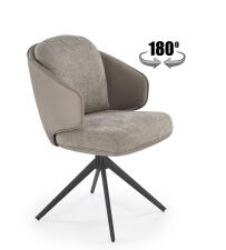 Стул HALMAR K554 серый/светло-серый/черный, поворотный Стул HALMAR K554 серый/светло-серый/черный, поворотный