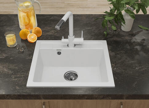 Кухонная мойка GRANFEST QUADRO Q-561 иней