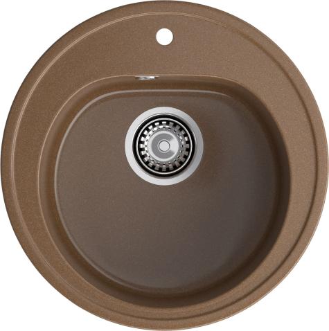 Кухонная мойка GRANFEST RONDO R-510 терракот