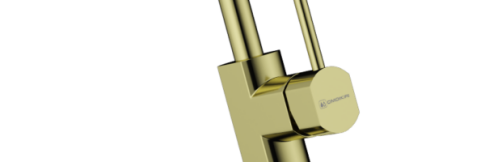 Смеситель для кухни Omoikiri Wakayama-LG светлое золото