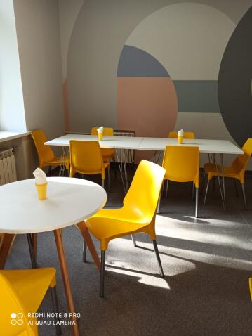 Сидение Sheffilton SHT-ST75 артикул S-12 желтый RAL1021 (+)