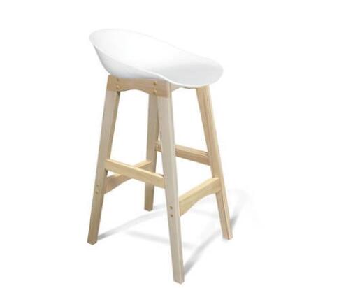 Стул барный Sheffilton SHT-ST19/S65 артикул СТ-81 белый/прозрачный лак Стул барный Sheffilton SHT-ST19/S65 артикул СТ-81 белый/прозрачный лак