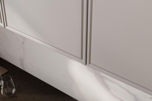 Кухонный гарнитур NN-Мебель "Адель К" 2,0м Белый/Нео/Черный