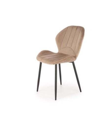 Стул HALMAR K538 бежевый/черный