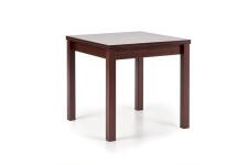 Стол обеденный HALMAR GRACJAN темный орех/темный орех 80-160/80