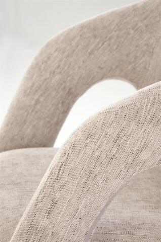 Стул HALMAR K550 бежевый/черный