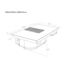 Поверхность индукционная ELICA NikolaTesla Libra EVO WH/A/83