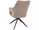 Стул SIGNAL OLSEN Noelle 33 темно-бежевый/черный, поворотный