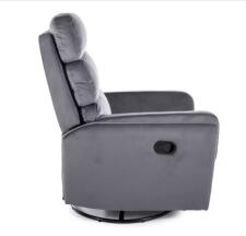 Кресло SIGNAL ARGOS Velvet раскладное, серый