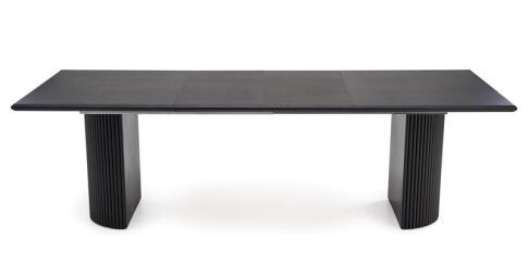 Стол обеденный HALMAR BOLERO черный дуб/черный 160-250/90