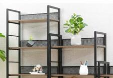 Стеллаж SIGNAL RAW R5 дуб/черный