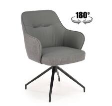 Стул HALMAR K527 серый/черный, поворотный
