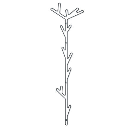 Вешалка Sheffilton SHT-WH37 антрацит