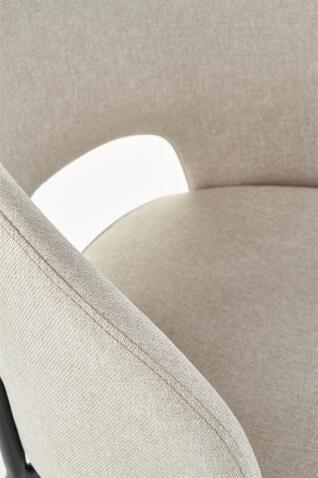 Стул HALMAR K373 бежевый/черный