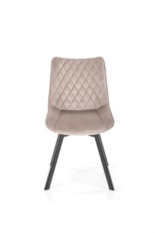 Стул HALMAR K520 бежевый/черный, поворотный