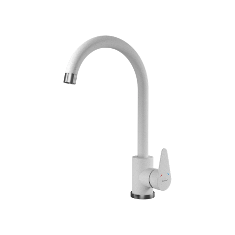 Смеситель для кухни GRANFEST QUARZ Z-5412 серый