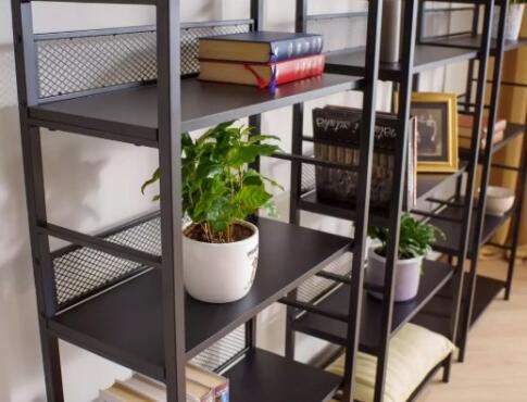 Стеллаж SIGNAL RAW R4 черный 121/60