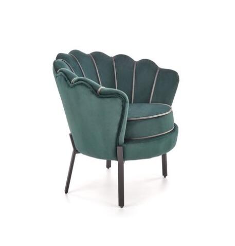 Кресло HALMAR ANGELO темно-зеленый/черный