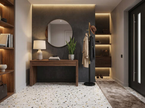 Вешалка HALMAR W68 золотой/черный