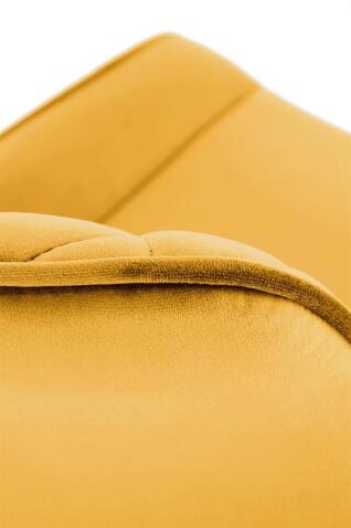 Стул HALMAR K520 горчичный/черный, поворотный